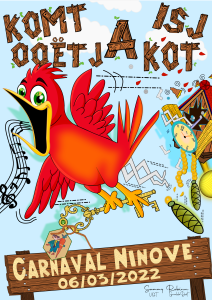 Affiche Carnaval Ninove 2022